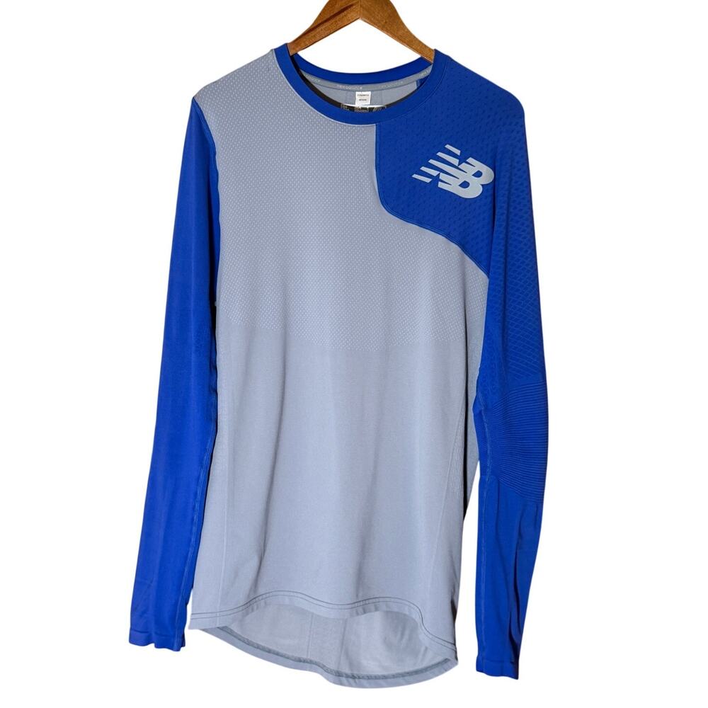 New Balance Lefty Men's Seamless X4J Asymmetrical Shirt Baseball Size Large